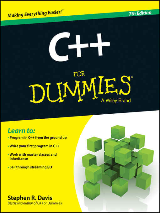 Title details for C++ For Dummies by Stephen R. Davis - Wait list